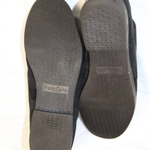 Franco Sarto Lucille Black Women's Leather Suede Shoe Size 9M - Picture 12 of 15
